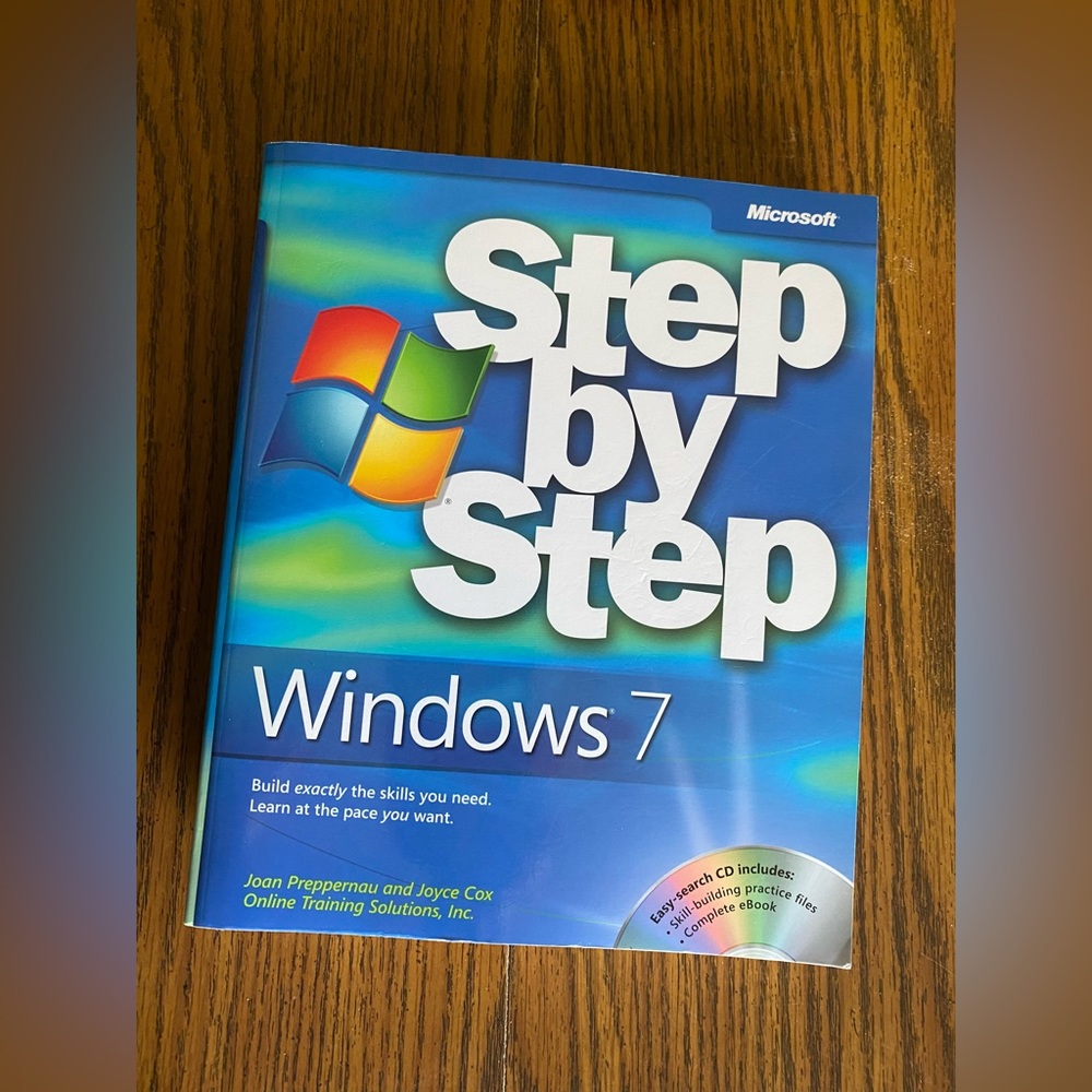 Microsoft Step by Step Windows 7 Reference Book & CD